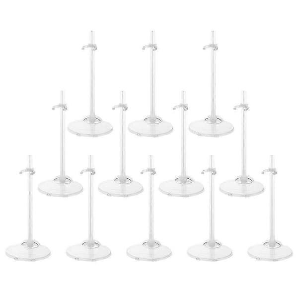 12 pcs Doll Stand Action Figure Display Organizer Doll Support Doll Display Bracket Doll Holder [db]