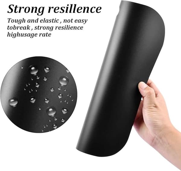 Boot Shapers, Reusable PVC Inserts for Tall Boots and Ankle Boots, Helps Prevent Creases, 16-Pack, Black, 13.86 Inches, One Size