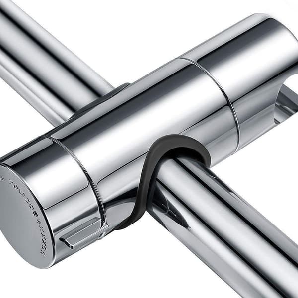 Right Button Shower Slider Socket Holder Shower Head Movable Seat 360 Degrees One