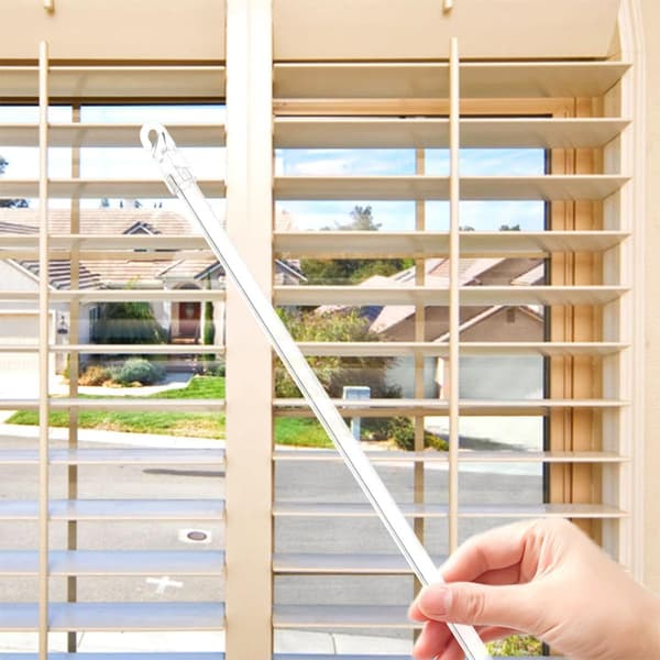 6pcs Acrylic Blind Wand Replacement with Hook, Simple and Generous Design, Practical Tool