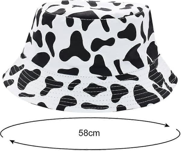 Vinterhatte til kvinder Faux Fur Bucket Hat Leopardmønstret Bucket Hat Kasket Vintage Varm Hat