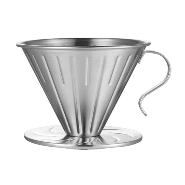 Kaffefilter i rustfrit stål, genanvendelig kaffedrypper, kaffefilterholder