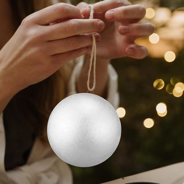 40 Pcs White Foam Balls Craft Foam Balls for DIY Decoration and Art Projects
