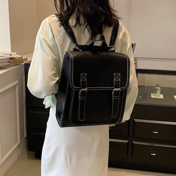 Retro Backpack, Trendy College Style Backpack for Girls