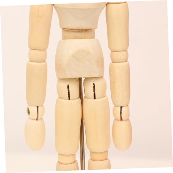 2 stk. træmodel skitse tegnefigurer sæt 11,4 cm og 14 cm