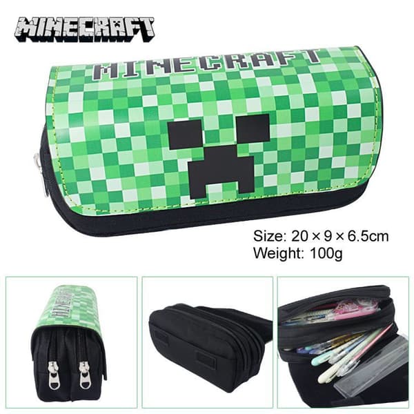 Large Pencil Case with Compartments - School Supplies Organizer, Cool Pen Box