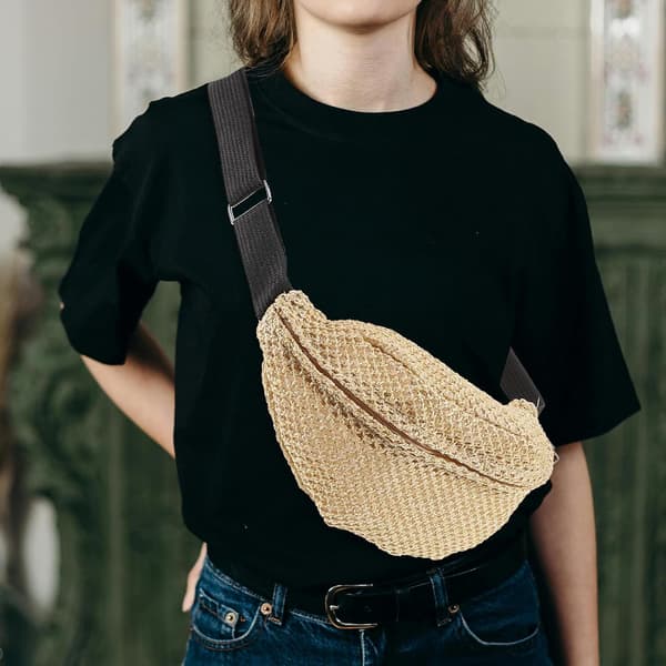 Dame Lille Taljetaske Boho Crossbody Pung til Sommerrejser