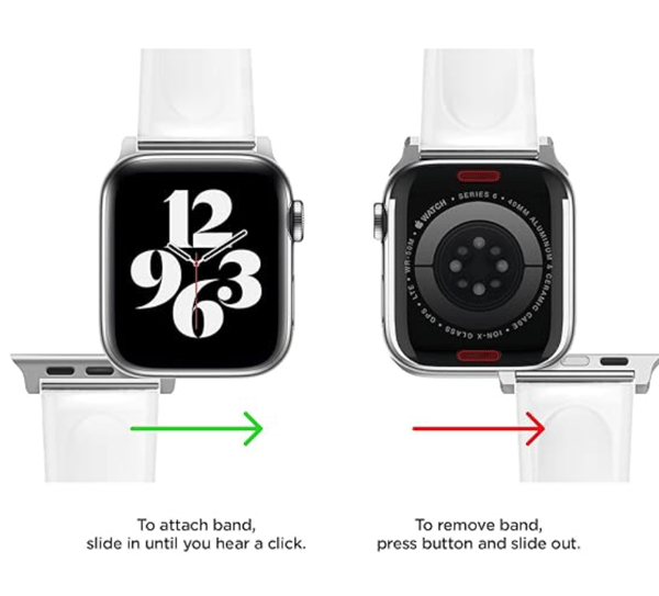38/40/41mm transparent, fits Apple Watch Applewatch4/5/6s