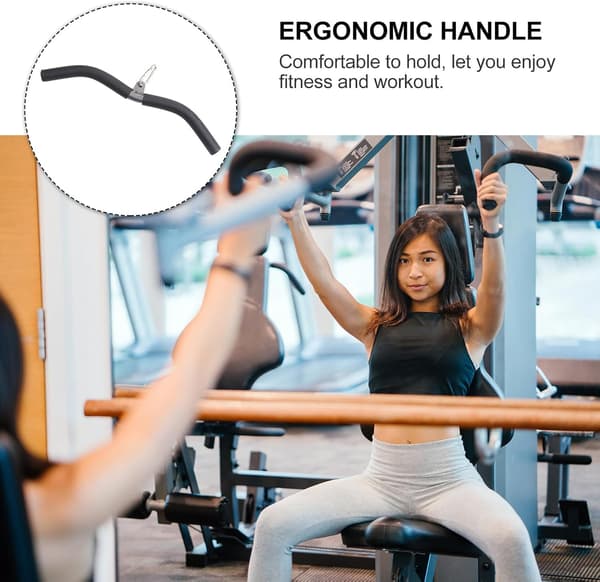 LAT Pulldown-tilbehør i stål til biceps- og rygtræning