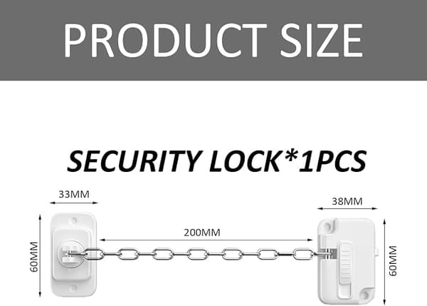 1 set window latches, childproof and pet-proof locks, window restrictors, self-adhesive window latches, adjustable safety locks