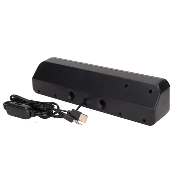 Wired Speaker HiFi Stereo Subwoofer USB Powered 3.5mm Plug Portable Desktop Speaker for TV Computer