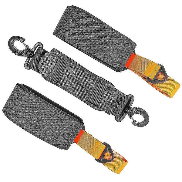 Ski Bag Snowboard Bag Adjustable Ski Pole Shoulder Handle (Orange)