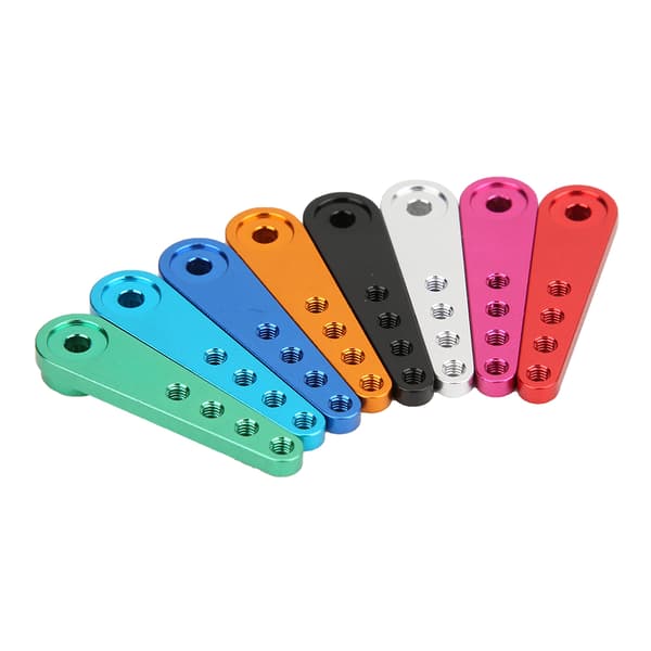 8 farver 25T aluminiumslegering RC servoarm tilbehør passer til Futaba / JR RC servo