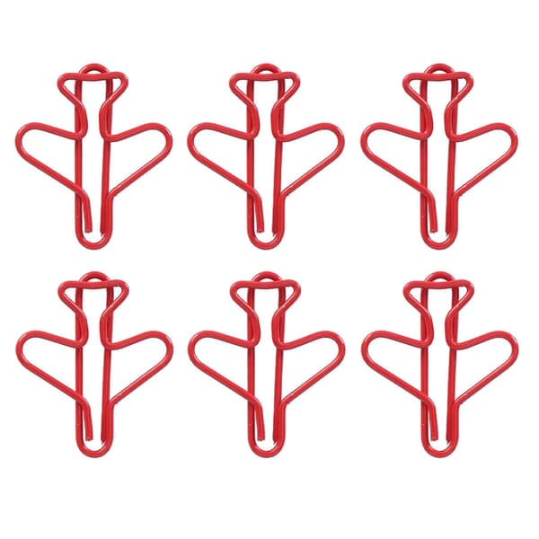 100 stk Flyformede binders - Søte sklisikre multifunksjonelle binders for kontororganisering