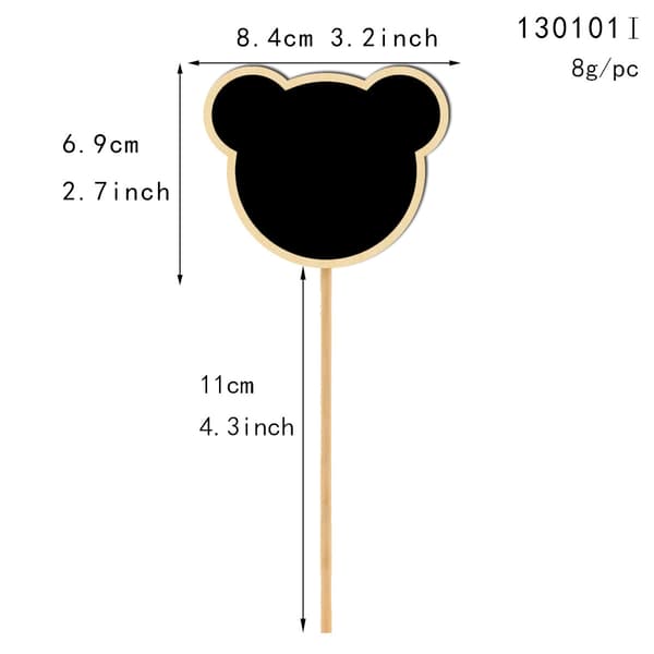 10 kpl Växtetiketter, Koristeellinen taskulevy kukkasin - Mickey