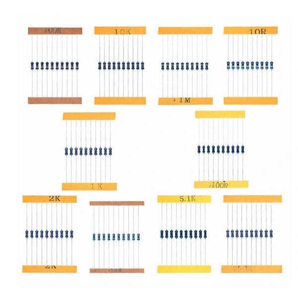 Elektronisk komponentkit 830 tilslutningspunkter breadboard kabelmodstand, egnet til R3