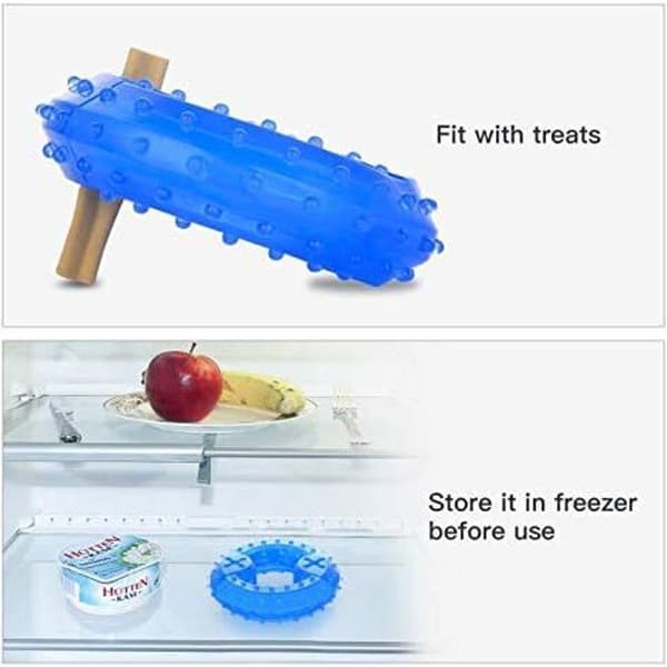 Arctic Frozen Pet Chew Toys, Cooling Teething Bones to Help with Teething KLB