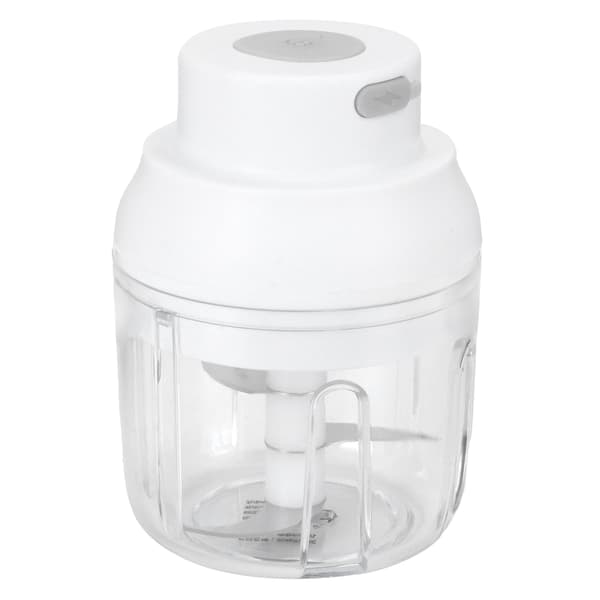 Mini Vegetable Chopper 250ml Electric Garlic Press Crusher Grater Kitchen Accessory White