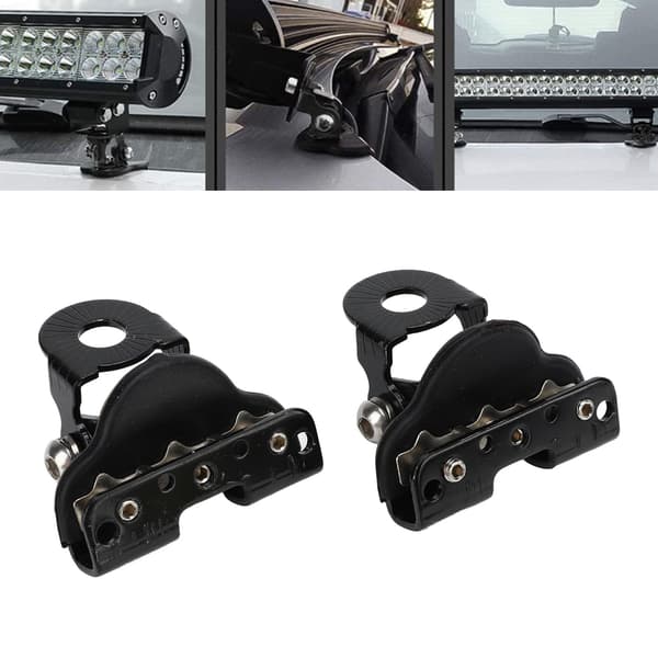 Hood LED Light Bar Mounting Bracket Work Light Bracket Holder Base Universal for Cars Sedans Trucks UTVs SUVs
