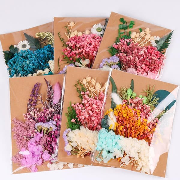 1 pose tørrede blomster DIY tørrede blomster lysfremstilling håndværk harpiksforme DIY boligindretning