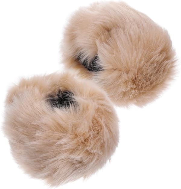 Ring Fuzzy Faux Fur håndledsvarmere til vinterkvinder, par, mode, fluffy til vinter udendørs