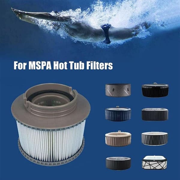 2-pak erstatningsfiltre til Mspa FD2089 pool- og spafilterpatron