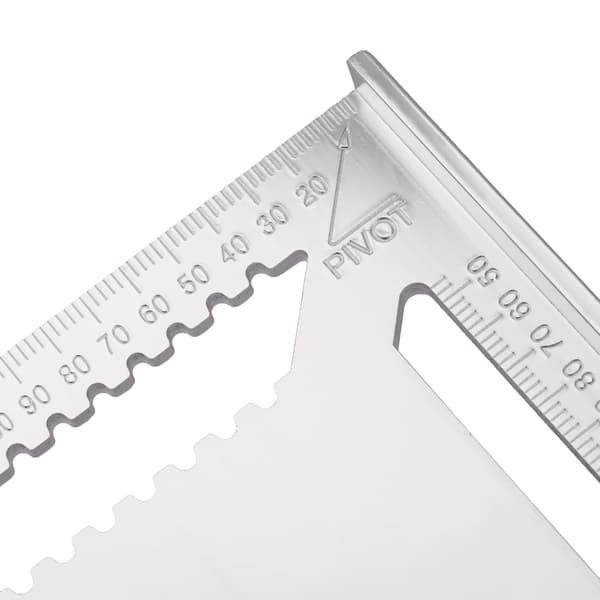 300mm Combination Square - High-Quality Aluminum Combination Square - Try Square, Angle Square, Layout Tool - for Precise Layout and Drawing