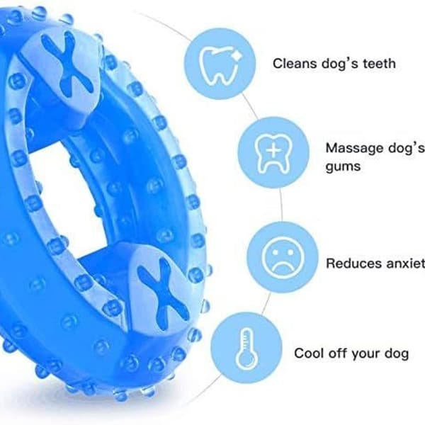 Arctic Frozen Pet Chew Toys, Cooling Teething Bones to Help with Teething KLB