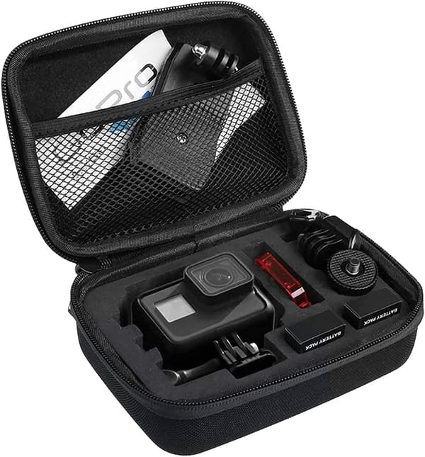 Case for transport and storage compatible with GoPro Hero 8/7/6/5/4/3+/3/2