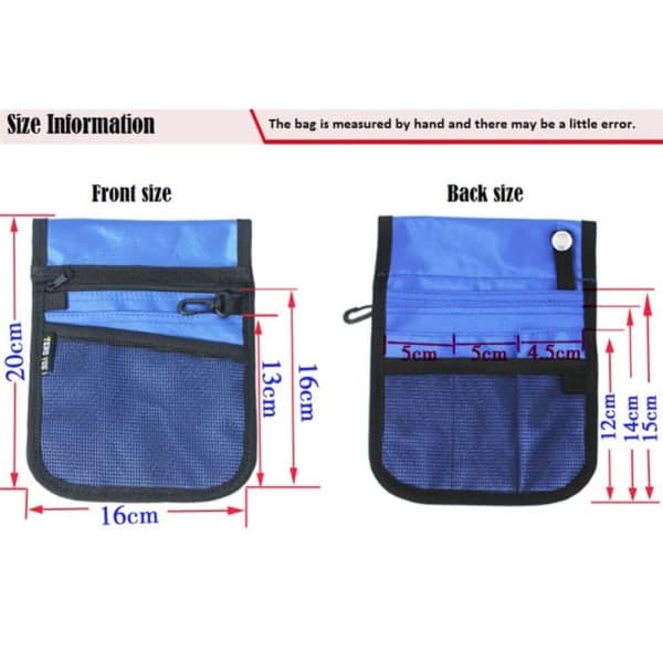 Nurse Bag Extra Pocket Blue blue