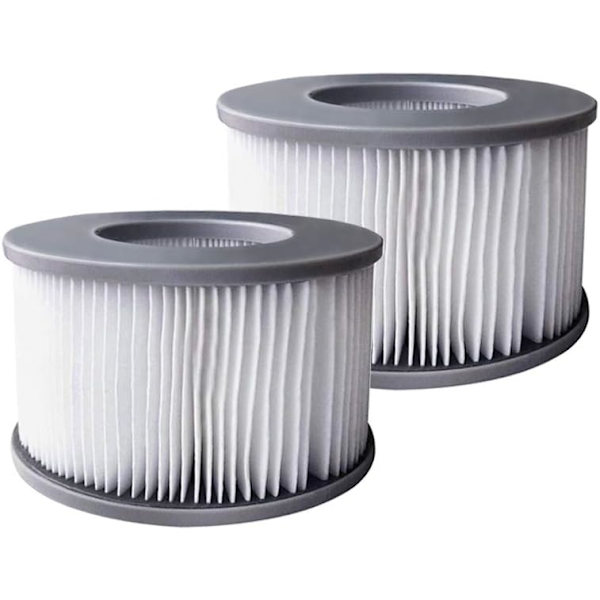 2 stk boblebadfilter for MSpa oppblåsbart basseng, filterpatron