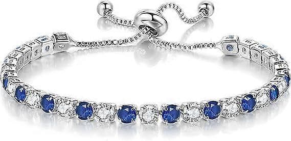 1 stk. Damearmbånd, Elegante Smykker i Sterling Sølv, Justerbart Armring, Gave til Ham, Stilrent Og Holdbart