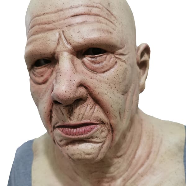 Latex Realistisk Manns Ansiktsmaske Mannlig Forkledning Cosplay Hallow