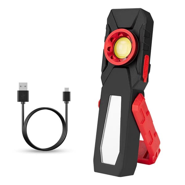Powerful COB LED Work Light USB Rechargeable Camping Lantern Magnetic Work Lamp Emergency Warning Light