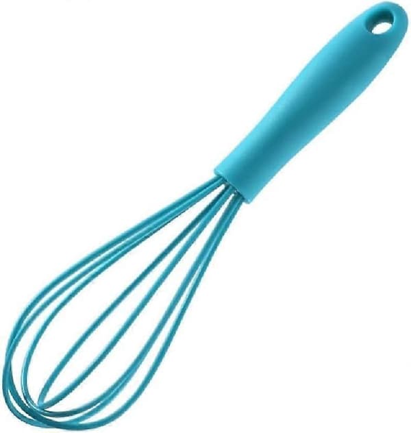 Compact Silicone Egg Whisk, Portable Silicone Egg Mixer, Household Egg Foamer, Durable Egg Blender (Sky Blue)