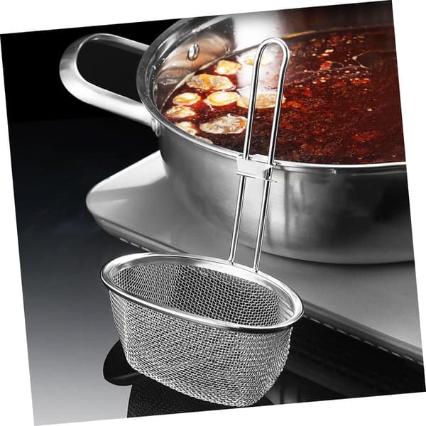Rustfri stål dørslagsskje for hot pot med rustfritt og høytemperaturbestandig materiale