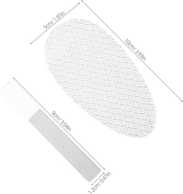 2 pcs Nano Foot File Double-Sided Pumice Glass Callus Remover Tool