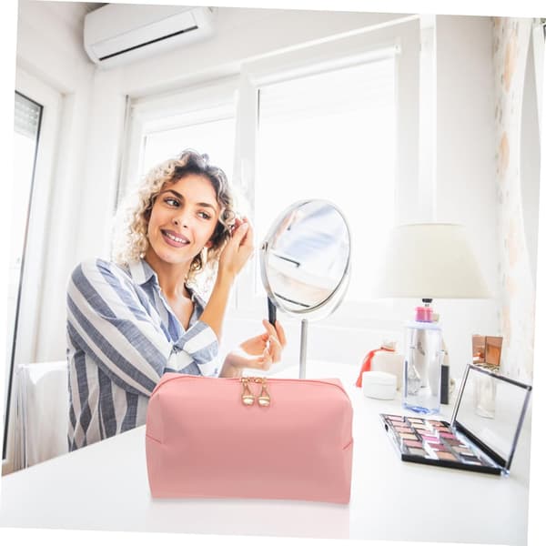 Makeuptaske Kvinder Makeuppung Rejse Toilettaske Lynlåsposer til Kvinder