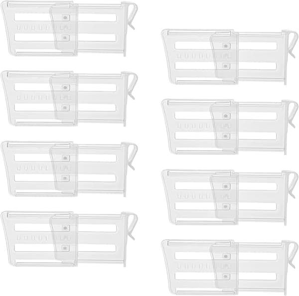 8 Pieces Refrigerator Divider Kitchen Refrigerator Divider Refrigerator Space Divider Compatible with Kitchen and Home Items