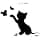 4 st Katt Bildekal Rolig Fordonsdekal Bildekal Stripe Cover
