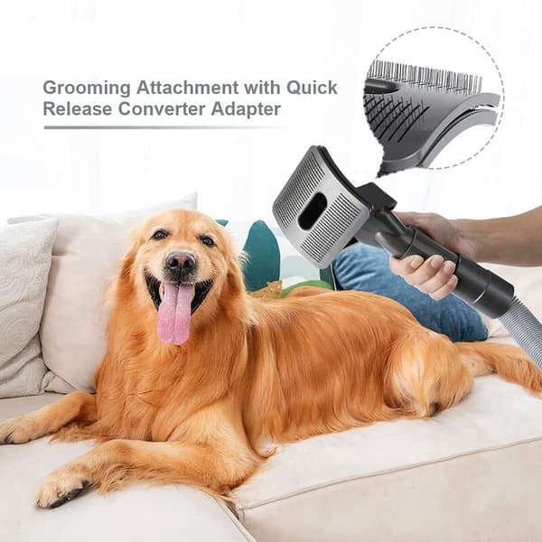 Dog Grooming Kit for Dyson V15 V11 V10 V8 V7 V6 Vacuum Cleaners with Quick Release Adapter