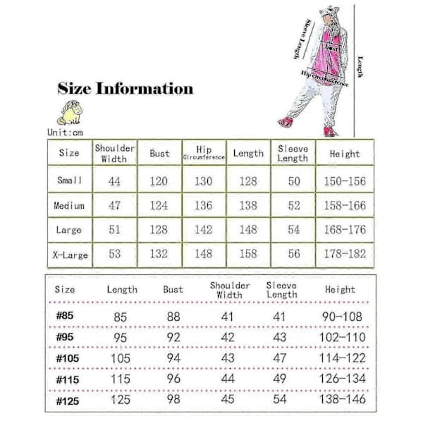 Pegasus Kläder Enhörning Pyjamasdräkt Kigurumi Jumpsuit Blå M_tfrf