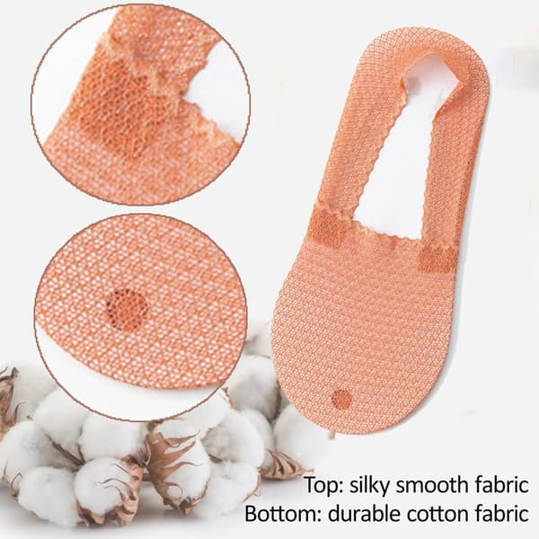 Low-cut socks, non-slip socks, breathable, cool, tight orange KLB
