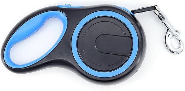 Retractable Dog Leash, Tangle-Free Retractable with Non-Slip Handle 8m Long Leash Strong Nylon Tape, Suitable for Small Medium Large Dogs (Blue)