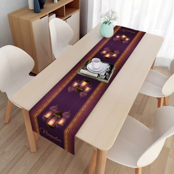 202 Eid Mubarak -pöytäliina Ramadan-koriste