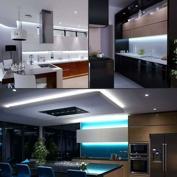 USB LED-lamper, 5V 5 meter 300 lysdioder koldhvide LED-strips med USB-kabel, baggrundsbelysning til TV-computer, dekorativ belysning til køkken, rebelysning