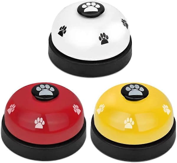 Dog Training Bell, 3 Pack Puppy Training Bell, Outdoor Interactive Toys, Pet Communication Device
