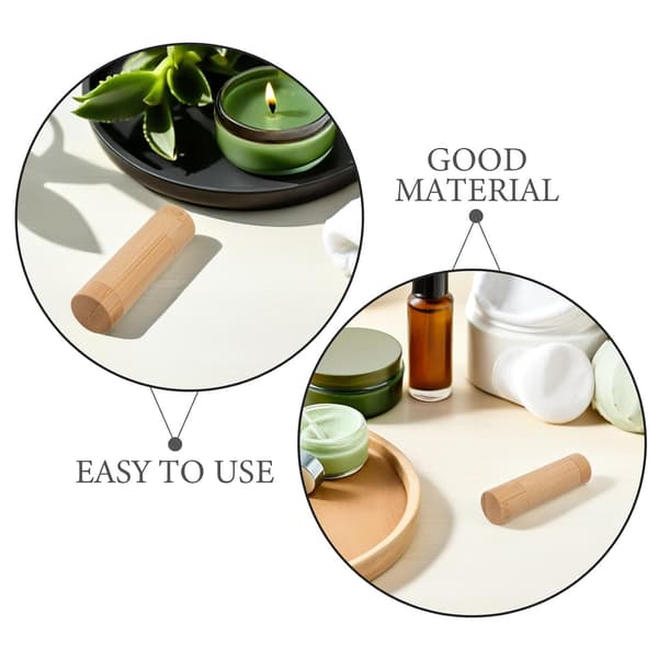 5 stk leppepomadehylse 5g 0,18oz påfyllbar tom beholder