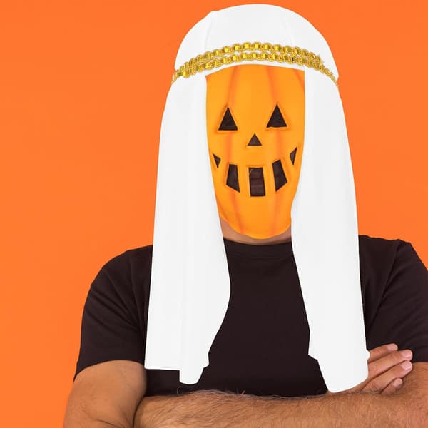 Halloween arabisk hatt for voksne kostymetilbehør, én størrelse
