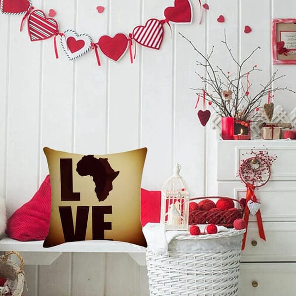 Dekorativ putestilpute for sofa kjærlighet Valentinsdag pute stol bilpute dekorasjon 45 cm